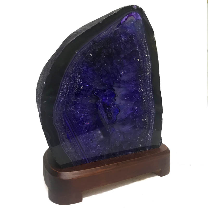 Agate Crystal Lamp With Base S36 4 Agate Crystal Lamp With Base S36 | Himalayan Salt Factory