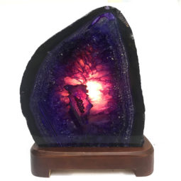 Agate Crystal Lamp With Base S36 7 Agate Crystal Lamp With Base S36 | Himalayan Salt Factory