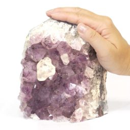 2.25kg Amethyst Crystal Lamp S110 5 Amethyst Crystal Lamp S110 | Himalayan Salt Factory