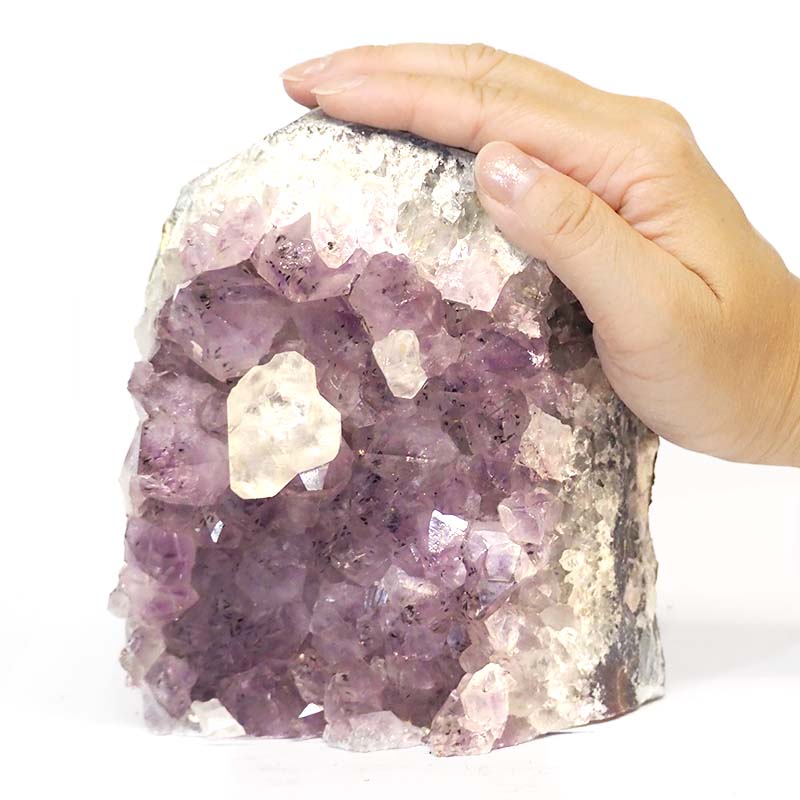 2.25kg Amethyst Crystal Lamp S110 4 Amethyst Crystal Lamp S110 | Himalayan Salt Factory
