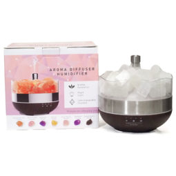 Diffuser with Selenite Candy | Himalayan Salt Factory