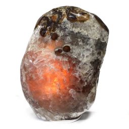 Fire Agate Crystal Lamp S115-2 | Himalayan Salt Factory