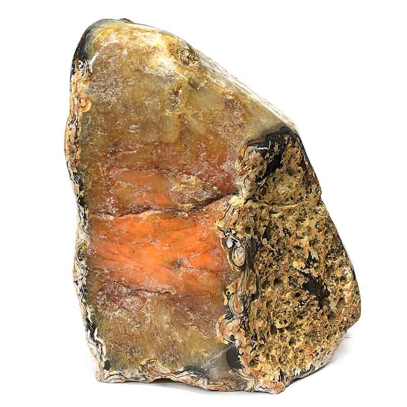 4.15kg Fire Agate Crystal Lamp S116 4 Fire Agate Crystal Lamp S116-1 | Himalayan Salt Factory