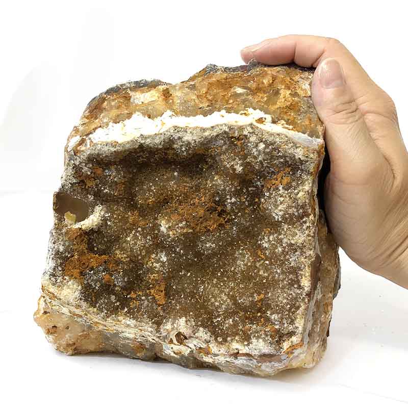 Fire Agate Crystal Lamp S117 5 Fire Agate Crystal Lamp S117-1 | Himalayan Salt Factory