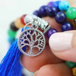 Prayer Beads Lapis and Gemstones Tree of life CF 479 11 Prayer Beads Lapis and Gemstones Tree of life CF 479 | Himalayan Salt Factory
