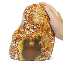 4.60kg River Agate Crystal Lamp S158 7 River Agate Crystal Lamp S158 | Himalayan Salt Factory
