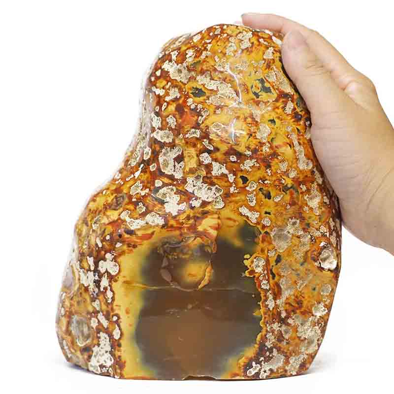 4.60kg River Agate Crystal Lamp S158 5 River Agate Crystal Lamp S158 | Himalayan Salt Factory