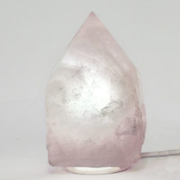 Rose Quartz Point Lamp (220-240V) 10 Rose Quartz Lamp | Himalayan Salt Factory