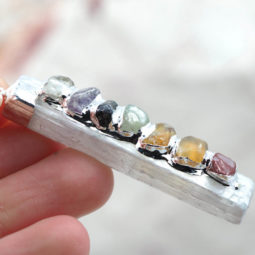 Spiritual Selenite Pendant BR 227 | Himalayan Salt Factory
