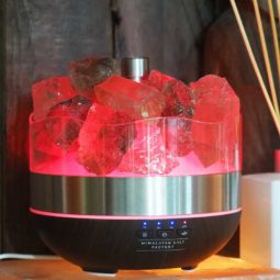 Treasures Smoky Quartz Diffuser Humidifier - Rough Stones | Himalayan Salt Factory