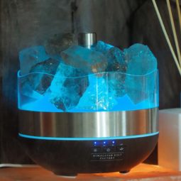 Treasures Smoky Quartz Diffuser Humidifier - Rough Stones | Himalayan Salt Factory