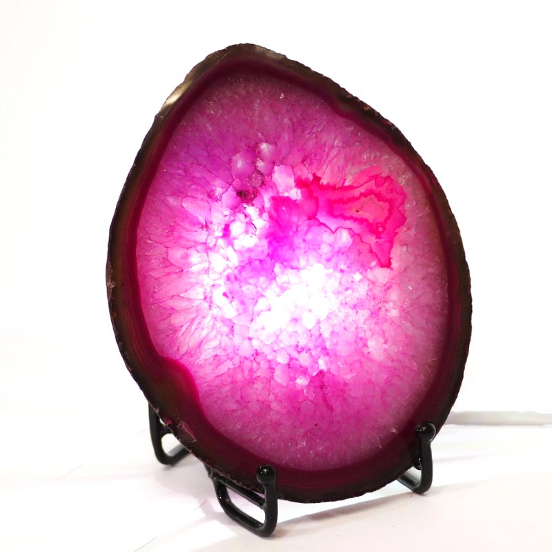 0.80 Kilo Treasures Thick Sliced Brazilian Crystal Agate Lamp CF 712 4 0.80 Kilo Treasures Thick Sliced Brazilian Crystal Agate Lamp CF 712 | Himalayan Salt Factory