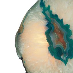 1.10 Kilo Treasures Thick Sliced Brazilian Crystal Agate Lamp CF 716 | Himalayan Salt Factory