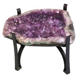 80kg Big Amethyst Crystal Geode Specimen Table DS147 11 Amethyst Crystal Coffee Table DS147-3 | Himalayan Salt Factory