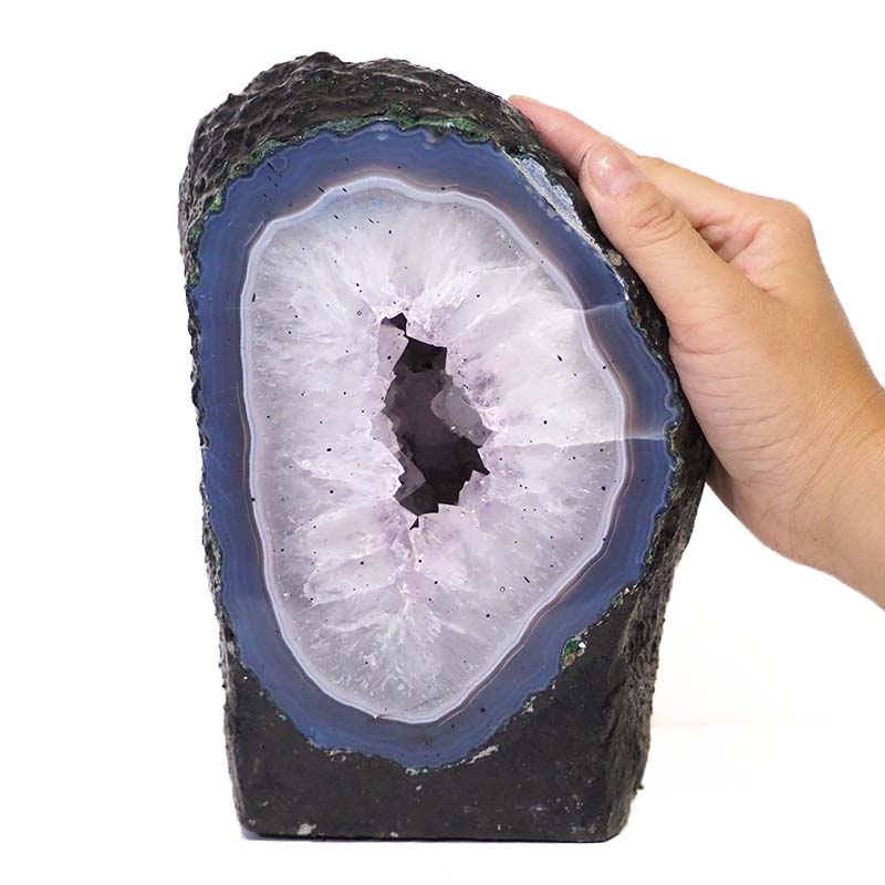 3.95kg Amethyst Crystal Geode Specimen DS100 4 Amethyst Crystal Geode Specimen DS100-1 | Himalayan Salt Factory