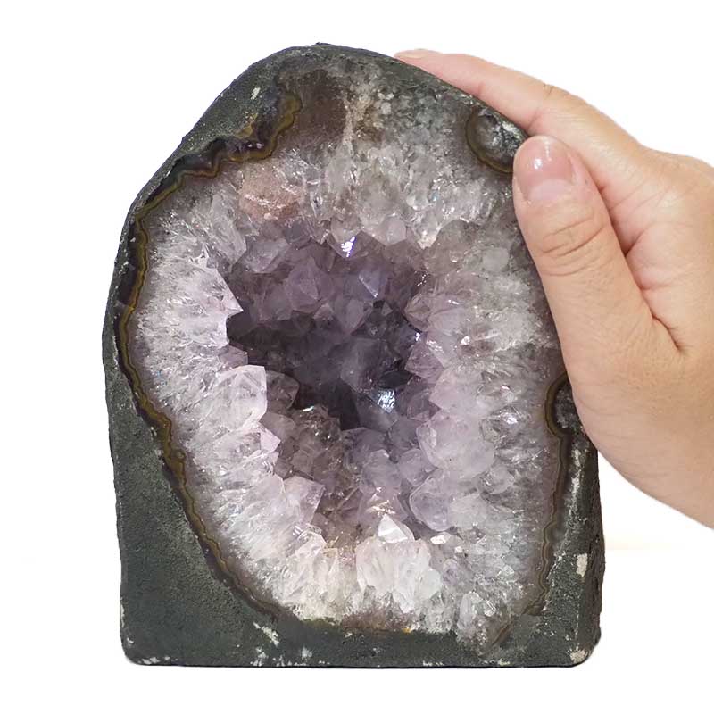 1.75kg Amethyst Crystal Geode Specimen DS105 4 Amethyst Crystal Geode Specimen DS105-1 | Himalayan Salt Factory