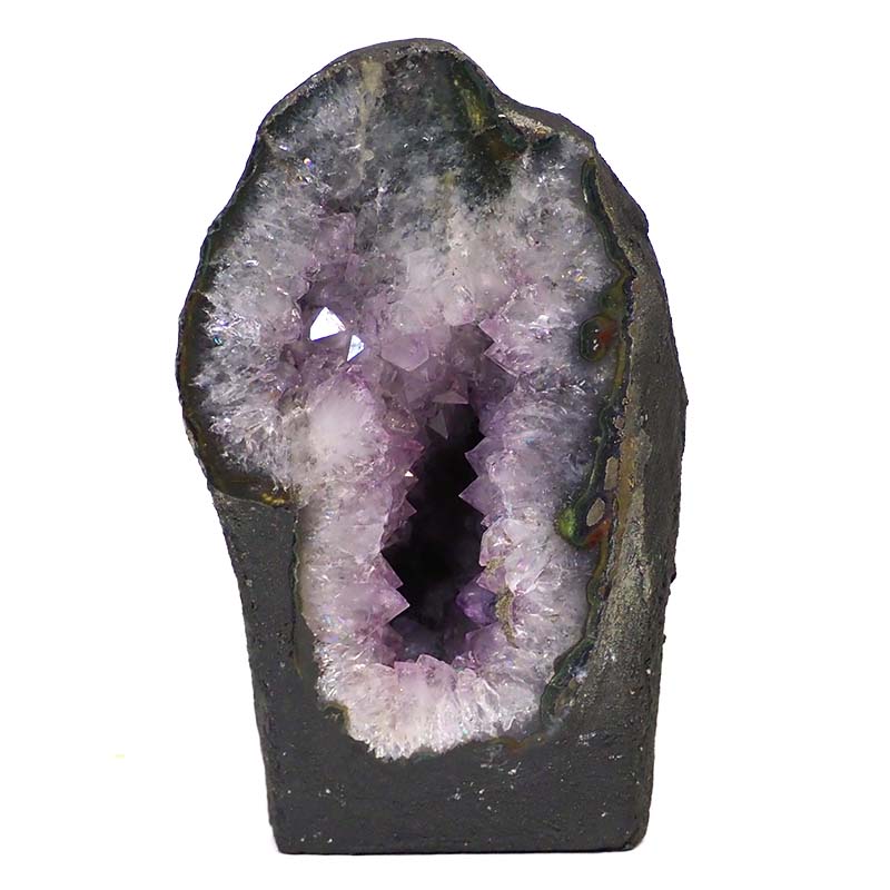 1.8kg Amethyst Crystal Geode Specimen DS112 3 Amethyst Crystal Geode Specimen DS112-1 | Himalayan Salt Factory