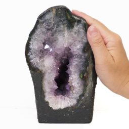 1.8kg Amethyst Crystal Geode Specimen DS112 6 Amethyst Crystal Geode Specimen DS112 | Himalayan Salt Factory