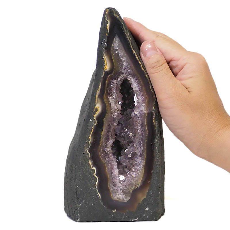 1.87kg Amethyst Crystal Geode Specimen DS117 4 Amethyst Crystal Geode Specimen DS117 | Himalayan Salt Factory
