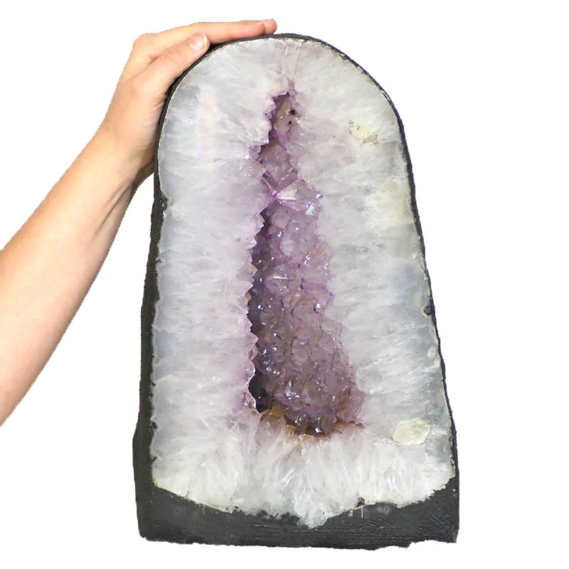 18kg Amethyst Crystal Geode Specimen DS73 4 Amethyst Crystal Geode Specimen DS73-1 | Himalayan Salt Factory