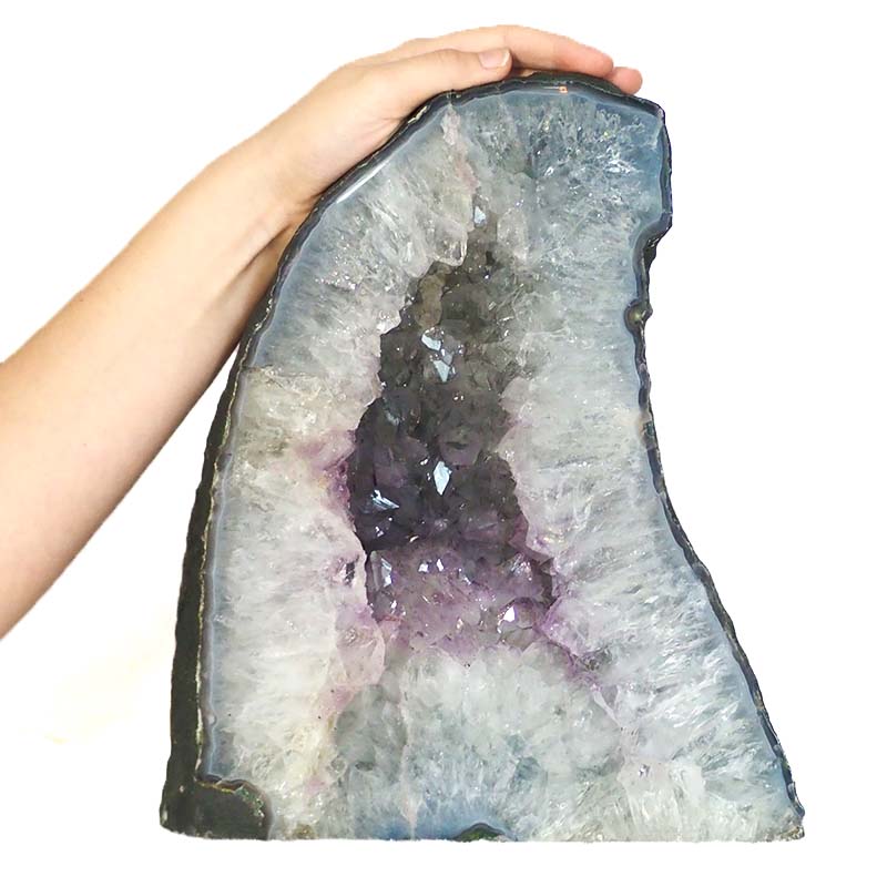 12.20kg Amethyst Crystal Geode Specimen DS78 4 Amethyst Crystal Geode Specimen DS78-2 | Himalayan Salt Factory