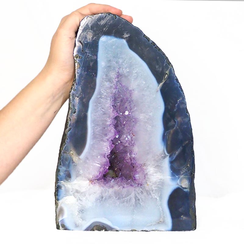 8.15kg Amethyst Crystal Geode Specimen DS87 4 Amethyst Crystal Geode Specimen DS87-1 | Himalayan Salt Factory
