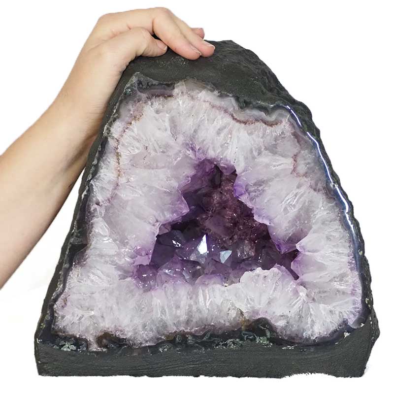 14.05kg Amethyst Crystal Geode Specimen DS89 4 Amethyst Crystal Geode Specimen DS89-2 | Himalayan Salt Factory