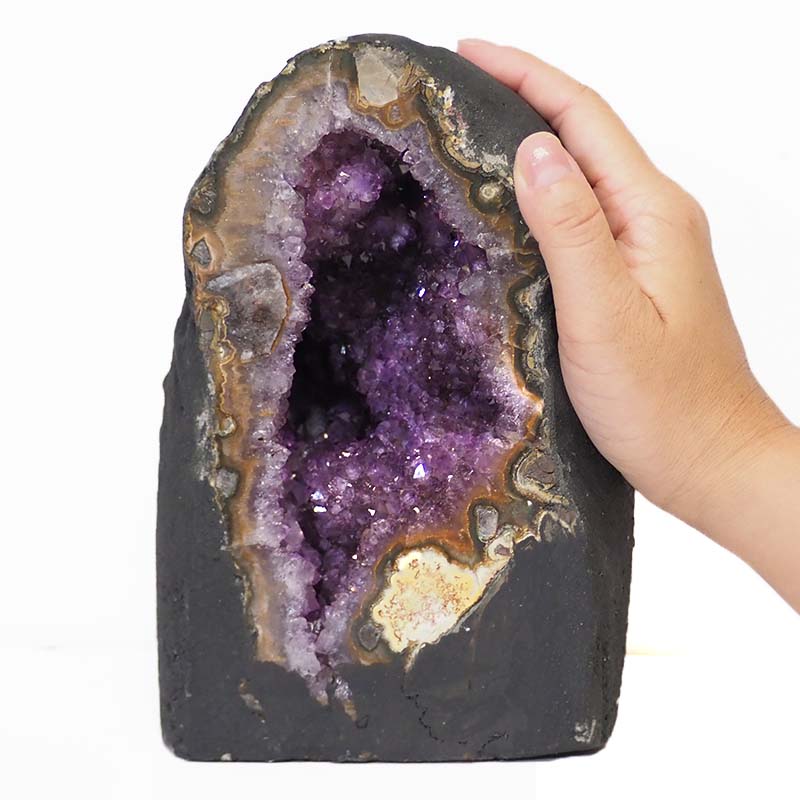 3.35kg Amethyst Crystal Geode Specimen DS92 4 Amethyst Crystal Geode Specimen DS92 | Himalayan Salt Factory