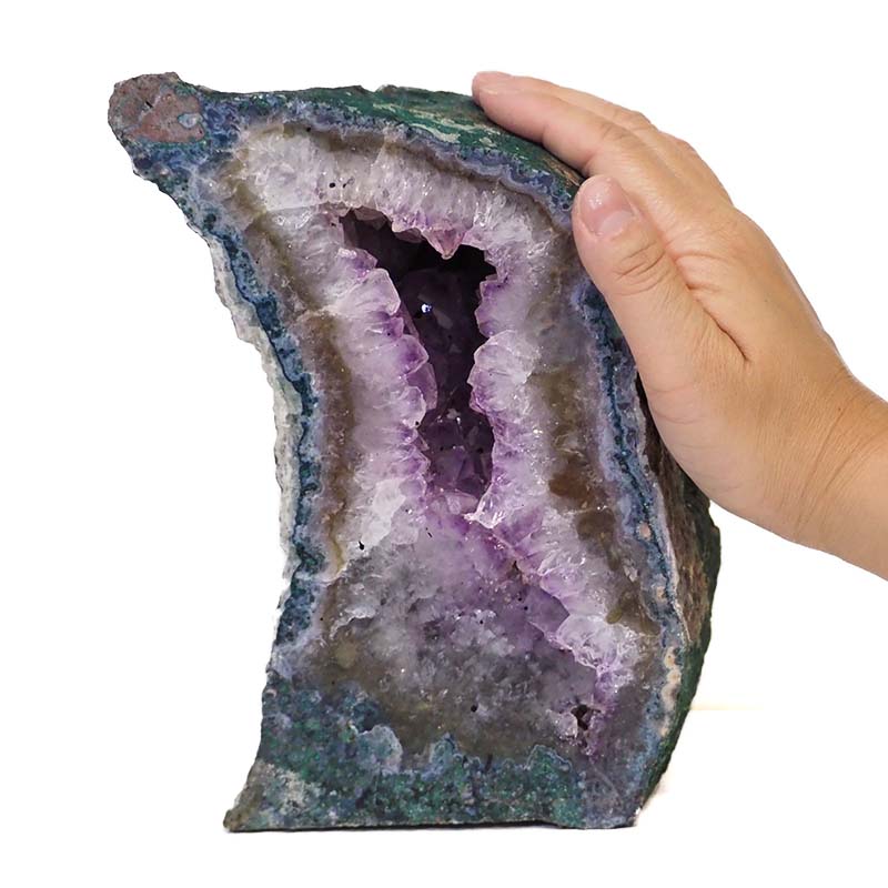 3.25kg Amethyst Crystal Geode Specimen DS95 4 Amethyst Crystal Geode Specimen DS95 | Himalayan Salt Factory