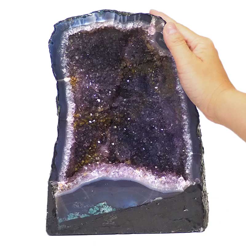 6.15kg Amethyst Crystal Geode Specimen DS98 4 Amethyst Crystal Geode Specimen DS98-1 | Himalayan Salt Factory