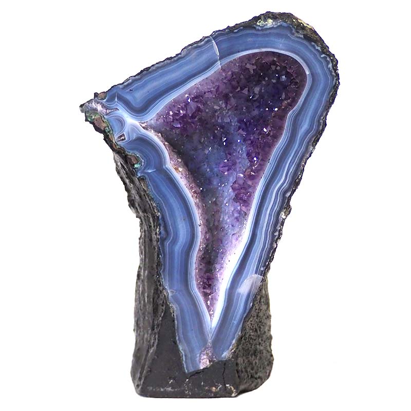3.85kg Amethyst Crystal Geode Specimen DS99 3 Amethyst Crystal Geode Specimen DS99-2 | Himalayan Salt Factory