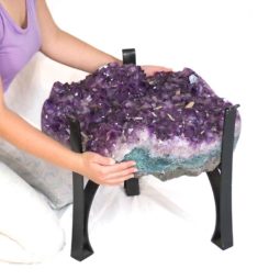 49.63kg Amethyst Crystal Geode Specimen Table DS145 16 Amethyst Crystal Geode Specimen Table DS145-6 | Himalayan Salt Factory