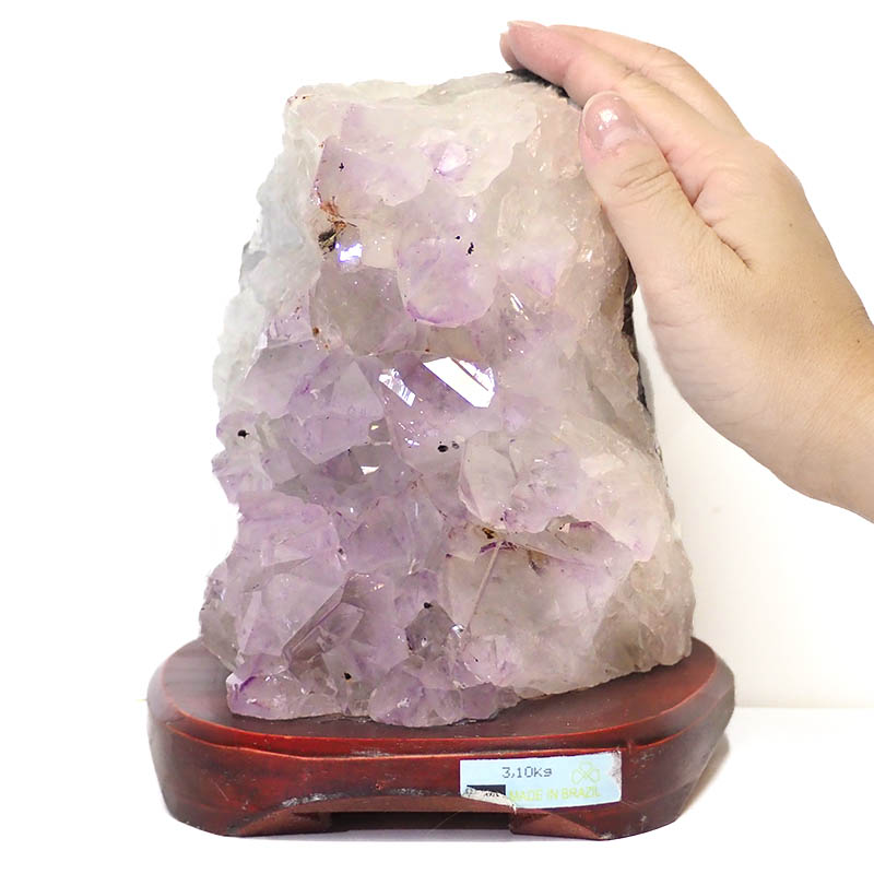 3.10kg Amethyst Crystal Lamp DS33 5 Amethyst Crystal Lamp DS33-1 Himalayan Salt Factory
