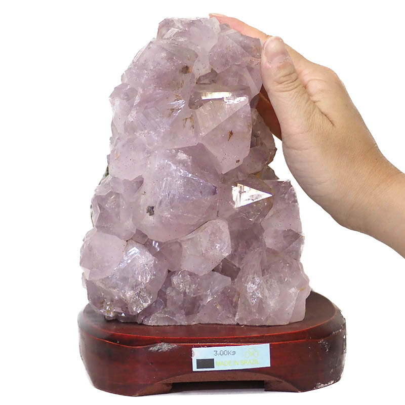 3.0kg Amethyst Crystal Lamp DS36 5 Amethyst Crystal Lamp DS36-2 | Himalayan Salt Factory