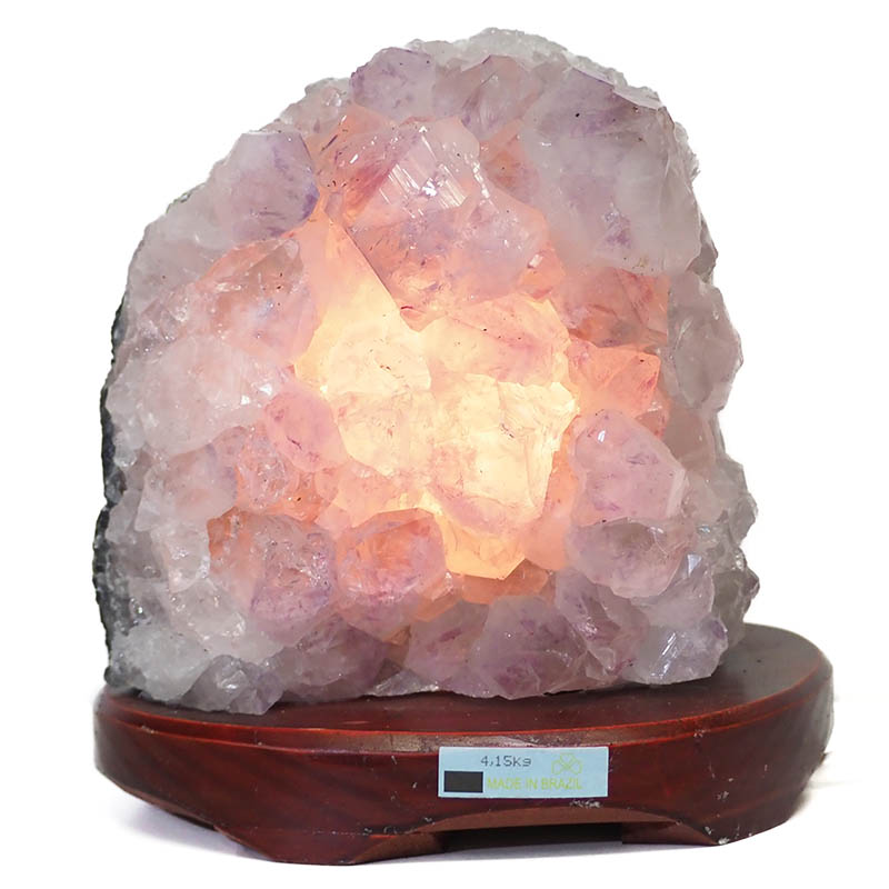 4.15kg Amethyst Crystal Lamp DS39 4 Amethyst Crystal Lamp DS39-1 | Himalayan Salt Factory