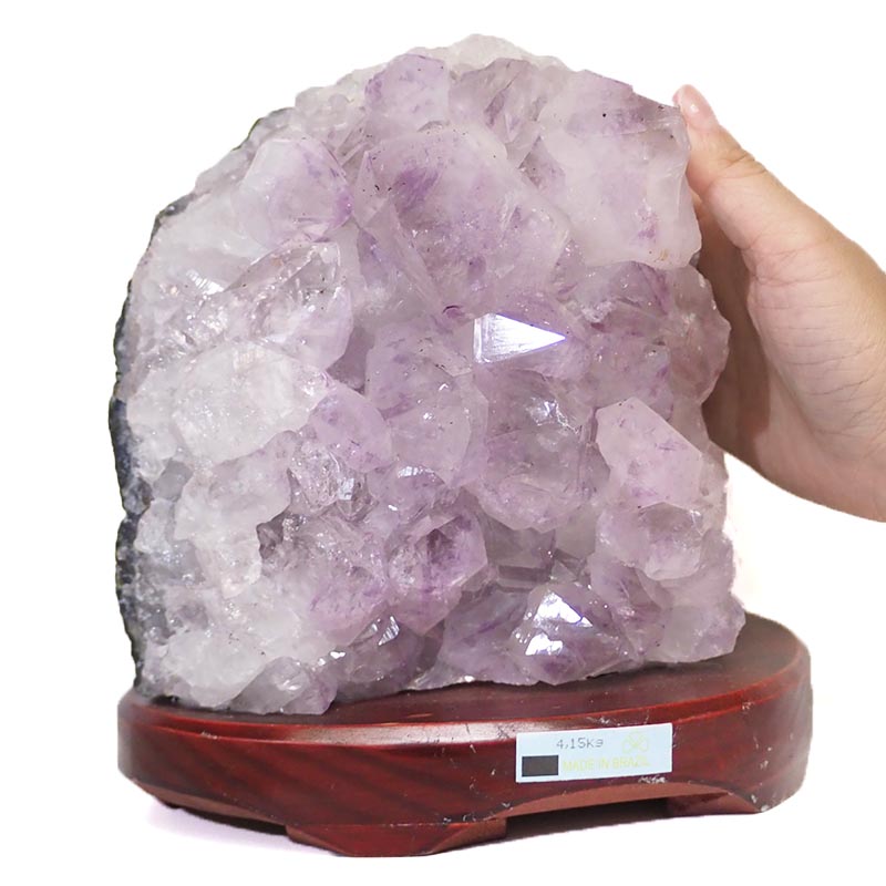 4.15kg Amethyst Crystal Lamp DS39 5 Amethyst Crystal Lamp DS39-2 | Himalayan Salt Factory