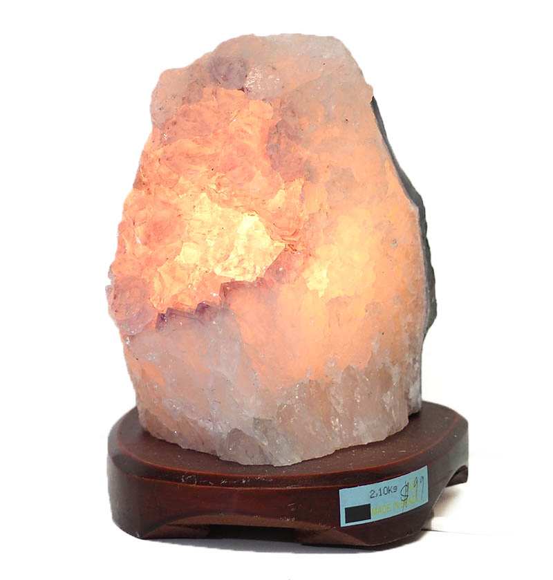 2.10kg Amethyst Crystal Lamp DS7 3 Amethyst Crystal Lamp DS7-1 | Himalayan Salt Factory