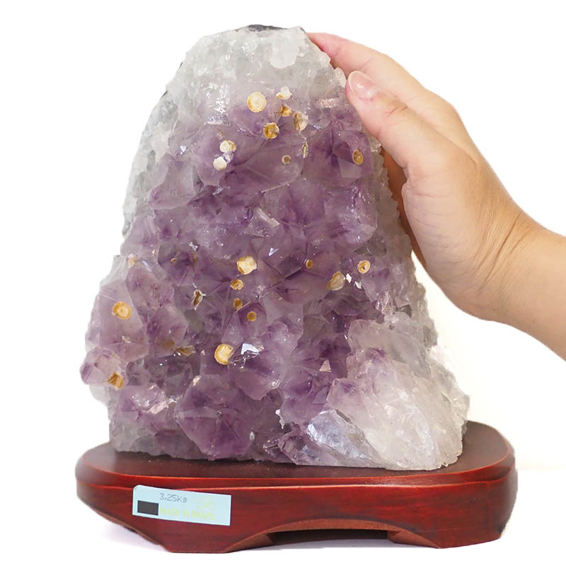 3.25kg Amethyst Crystal Lamp DS8 5 Amethyst Crystal Lamp DS8-2 | Himalayan Salt Factory