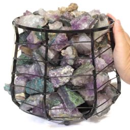 Amethyst Druzy Geodes Capsule Lamp 7 Amethyst Geodes Stone Capsule Lamp | Himalayan Salt Factory