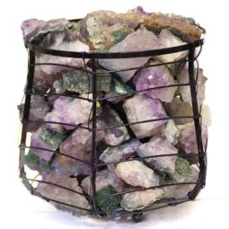 Amethyst Geodes Stone Capsule Lamp | Himalayan Salt Factory