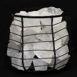 Clear Quartz Crystal Rocks Relaxing Capsule Lamp 8 Clear Crystal Rocks Relaxing Capsule Lamp | Himalayan Salt Factory
