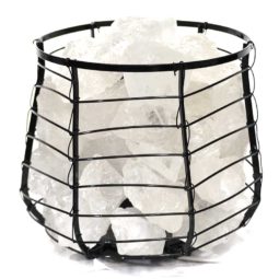 Clear Crystal Rocks Relaxing Capsule Lamp | Himalayan Salt Factory