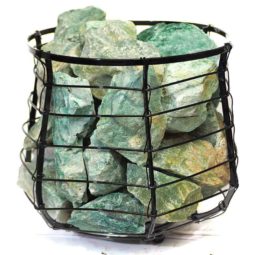 Green Quartz Vibrations Capsule Lamp | Himalayan Salt Factory
