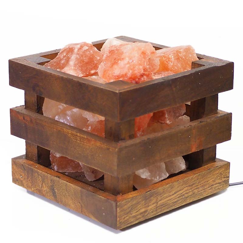 Himalayan Salt Chunk Cubic Lamp (12V - 12W) 3 Himalayan Salt Chunk Cubic Lamp | Himalayan Salt Factory