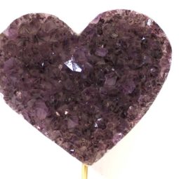2.0kg Natural Amethyst Druze Heart DS56 7 Natural Amethyst Druze Heart DS56-2 | Himalayan Salt Factory