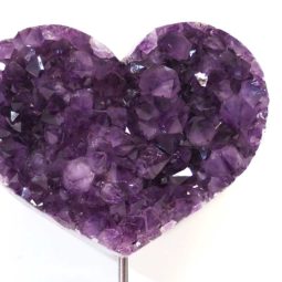 Natural Amethyst Druze Heart DS59-2 | Himalayan Salt Factory