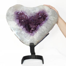 23kg Natural Amethyst Geode Heart DS141 9 Amethyst Crystal Geode Specimen DS141-4 | Himalayan Salt Factory