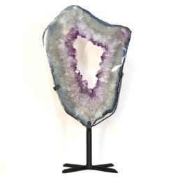 Natural Brazil Amethyst Geode Slice DS133-1 | Himalayan Salt Factory