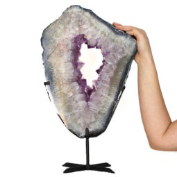 6.45kg Natural Brazil Amethyst Geode Slice DS134 6 Natural Brazil Amethyst Geode Slice DS134-1 | Himalayan Salt Factory
