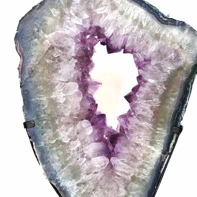 6.45kg Natural Brazil Amethyst Geode Slice DS134 5 Natural Brazil Amethyst Geode Slice DS134 | Himalayan Salt Factory